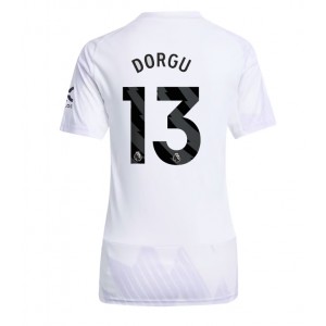 Fotbalové Dres Manchester United Patrick Dorgu #13 Dámské Venkovní Oblečení 2025-26 Krátký Rukáv